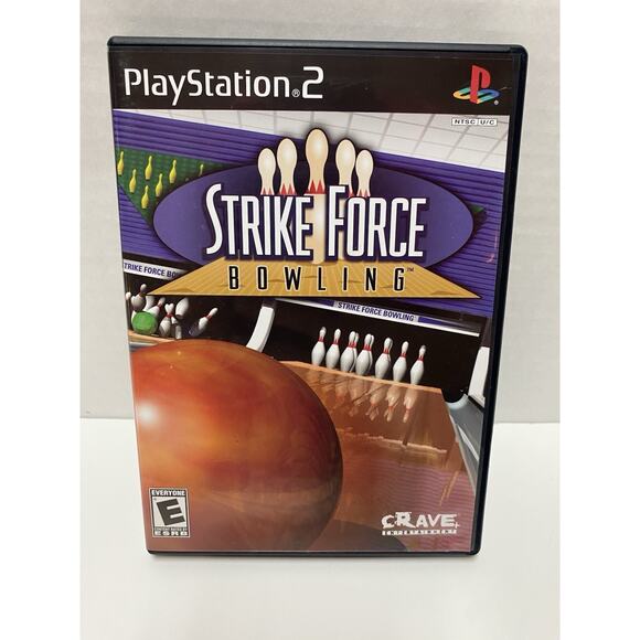 Strike Force Bowling With Manual (Sony PlayStation 2, Ps2, 2004) CIB - Picture 1 of 5